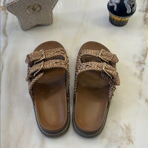 Braided Tan Women's Sandals